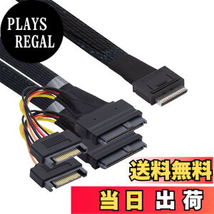 �y���������zNFHK OCuLink PCIe SFF-8611 8x 8���[��-�f���A��SFF-8639 U.2 4x SSD�f�[�^ �A�[�J�C�u�P�[�u�� 50cm