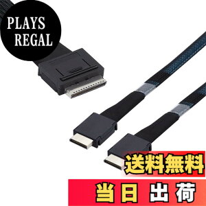 �y���������zNFHK OCuLink PCIe�G�N�X�v���XSFF-8611 8x8���[���f���A��SFF-8611 Oculink 4x SSD�f�[�^�p�A�N�e�B�u�P�[�u��50cm