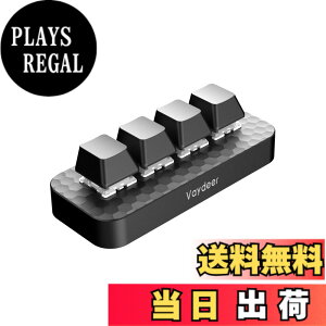 �y���������zVaydeer �v���O���}�u���L�[�{�[�h 4�L�[ �V���[�g�J�b�g�L�[�{�[�h �Q�[�~���O �Ў� �L�� ���J�j�J�� �L�[�{�[�h�}�N���\ �݊��� Windows&Mac�Ή�