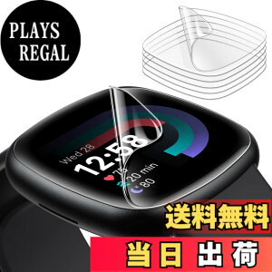 �y���������zJETech Fitbit Versa 4/Sense 2�p �t���ی�t�B���� �t���L�V�u��TPU �����h�~ HD�N���A 6���Z�b�g