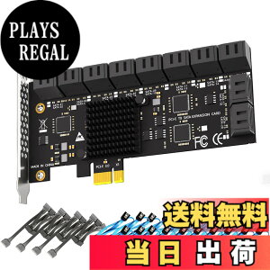 �y���������zGLOTRENDS SA3120-C 20�|�[�g ���݃{�[�h PCIe X1 SATA�g���J�[�h�ASATA����ѓd���P�[�u���t���AWindows�ALinux�AMac OS�ANAS�Ή�
