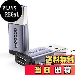 �y���������zMOGOOD USB Type-C �ϊ��A�_�v�^ USB C���X����USB 3.0 �I�X�ϊ��A�_�v�^�[ 2�p�b�N iPhone 15 /14 Plus Pro iWatch CarPlay�� QC3.0 �}���[�d�ƍ����f�[�^�]��