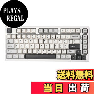 �y���������zYUNZII YZ75 75% �z�b�g�X���b�v�Ή����C�����X�Q�[�~���O�L�[�{�[�h RGB�o�b�N���C�g BT5.0/2.4G/USB-C�ADye Sub PBT�L�[�L���b�v Linux/Win/Mac�p �Z�K�F�؎擾�iGateron G Pro ����,�z���C�g)