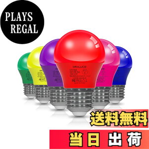 �y���������zORALUCE LED�d�� �J���[�d�� E26���� 40W���� 5W 450lm 220�x�L�z�� �����F �����d�� �����Ή� �����s�� ���^�d�� PSE�F�� 6�F�Z�b�g 6��
