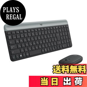 �y���������zLogicool �É� ���C�����X�}�E�X �L�[�{�[�h �Z�b�g MK470GR �O���t�@�C�g ���^ USB�ڑ� ���^ ���C�����X �}�E�X ���C�����X�L�[�{�[�h ���^ �e���L�[ ���� Windows Chrome Surface MK470 ����