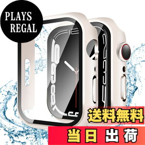 �y���������zYUGYUG �Ή� Apple Watch �P�[�X 40mm 41mm 42mm 44mm 45mm 46mm 49mm Apple Watch �J�o�[ PC�f�� �h�� IP68 ���{���Ɏq�� ��d�\�� �A�b�v���E�H�b�` �J�o�[ �S�ʕی� �����K���X �L�Y�h�~(Series 9/8/7 45
