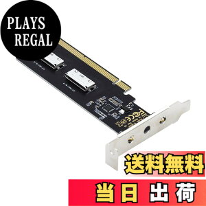 �y���������zNFHK PCIE PCI-Express 16x to Dual Oculink SFF-8612 SFF-8611 8X VROC�A�_�v�^�[ ���C���{�[�hSSD�O���t�B�b�N�X�J�[�h�p