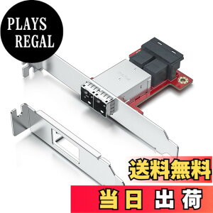 �y���������z10Gtek Mini SAS�A�_�v�^�[ SFF-8643 to SFF-8644 �f���A���|�[�g Mini SAS �A�_�v�^�[