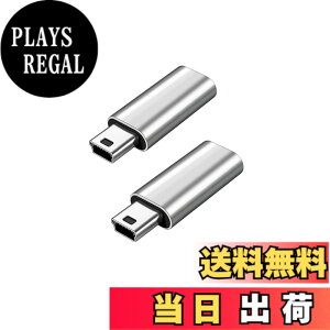�y���������zYFFSFDC USB C to �~�jUSB �ϊ��A�_�v�^ 2�Z�b�g USB C (���X) - Mini USB(�I�X)�A�_�v�^�[ USB Mini B�I�Xto USB C �ϊ��R�l�N�^ �[�d�ƃf�[�^�]�� �ϊ��A�_�v�^�[ (�V���o�[)
