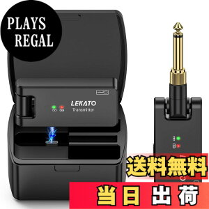 �y���������zLEKATO �M�^�[ ���C�����X �M�^�[���C�����X�V�X�e�� ws-100 ���C�����X �x�[�X �G���L�M�^�[ ����M�@ 3.5mm��6.35mm ���m�����v���O�t�� 2.4GHz 4�`�����l�� USB�[�d �y�� �R���p�N�g 190