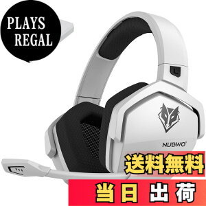 �y���������zNUBWO �Q�[�~���O�w�b�h�Z�b�g PS5 �w�b�h�Z�b�g�y2.4G USB/Bluetooth 5.3/3.5mm�L���z3WAY �ڑ� ���� �w�b�h�Z�b�g �}�C�N�t�� 20ms����x�� 100 ���Ԓ����Ԏg�p �~���[�g�@�\PS5/PS4/Switch/PC/�X