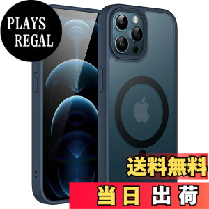 �y���������zJETech iPhone 12 Pro Max 6.7�C���`�p (12ProMax) �}�O�l�b�g �P�[�X MagSafe�ɑΉ� �������̃}�b�g�w�� ���^ �ϏՌ� �J�o�[ (�X�g�[���u���[)