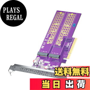 �y���������z10Gtek 2�|�[�g M.2 NVMe �A�_�v�^�[ M-Key, PCIe X8 Gen3. �g���J�[�h, ���݃C���^�[�t�F�[�X�{�[�h, �t���n�C�g/���[�v���t�@�C���u���P�b�g�t��, �}�U�[�{�[�h�� BIOS ����T�|�[�g���K