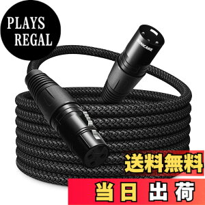 �y���������zSONICAKE �}�C�N�P�[�u�� XLR�P�[�u�� �I�X-���X 3 Pin �i�C�����҂� �X�^�W�I���R�[�f�B���O�p ���C�u����p �u���b�N(3M)