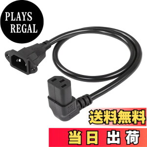 �y���������zCERRXIAN IEC 320 C14 �I�X C13 ���X �A�_�v�^�[ PDU PSU UPS 3-�s�� AC �p���[ ���� �P�[�u�� 0.6M S �T�C�Y �u���b�N (���� 90 °)