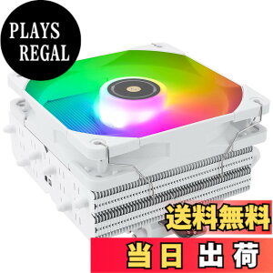 �y���������zThermalright SI-100 White ARGB CPU�G�A�N�[���A6x6 mm�q�[�g�p�C�v�A120mm PWM�É��t�@���t��CPU�N�[���AS-FDB V 2.0�x�A�����O�AAGHP 3.0�Z�p�AAMD:AM4/AM5/Intel lga1150/1151/1200/1700/1851/2011�APC�N�[����