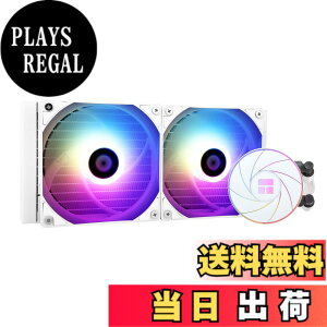 �y���������zThermalright AQUA ELITE 240 WHITE ARGB ����CPU�N�[���[�A240��p��T�C�Y�A120mm PWM�t�@��x2�AS-FDB�x�A�����O�AAMD/AM4/AM5�AINTEL LGA1150/1151/1155/1156/1200/20XX/ �p ARGB�I�[���C������ 1700