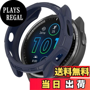 �y���������z�mRuenTech�n�Ή�GARMIN Forerunner 965�P�[�X �ی�P�[�X Garmin Forerunner 965�p�J�o�[ 6�F�I �\�t�g�V���R���� �v���e�N�^�[�J�o�[ �ϏՌ� �y�� ���t���ȒP