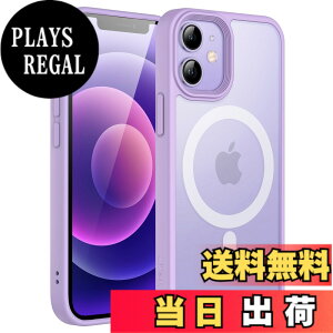 �y���������zJETech iPhone 12 mini 5.4�C���`�p �}�O�l�b�g �P�[�X MagSafe�ɑΉ� �������̃}�b�g�w�� ���^ �ϏՌ� �J�o�[ (���C�g�p�[�v��)