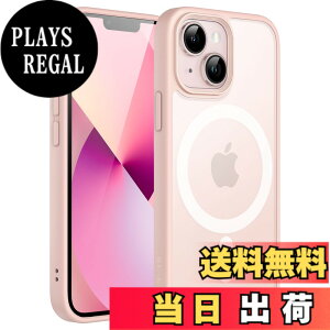 �y���������zJETech iPhone 13 mini 5.4�C���`�p �}�O�l�b�g �P�[�X MagSafe�ɑΉ� �������̃}�b�g�w�� ���^ �ϏՌ� �J�o�[ (�`���[�N�s���N)