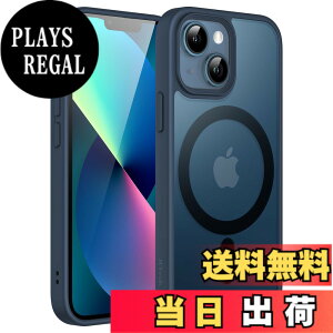 �y���������zJETech iPhone 13 mini 5.4�C���`�p �}�O�l�b�g �P�[�X MagSafe�ɑΉ� �������̃}�b�g�w�� ���^ �ϏՌ� �J�o�[ (�X�g�[���u���[)