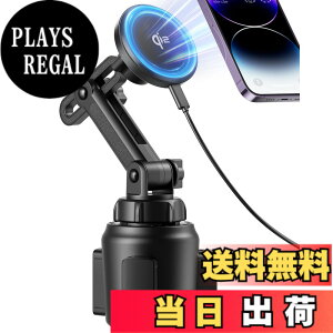 �y���������zenGMOLPHY MagSafe�Ή��ԍڃ��C�����X�[�d�� �ŐVQi2�Ή� ���C�ԃz���_�[�}�O�l�b�g���C�����X�[�d�J�b�v�z���_�[ �ő�15W�}���[�d �l�b�N�L�k�����\ iPhone 17/16/15/14/13/12�V���[�Y��