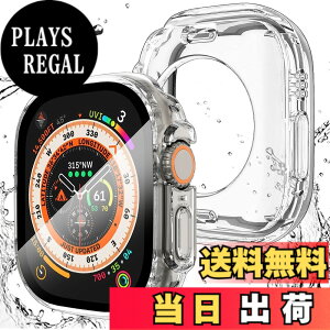 �y���������zAMAPC for Apple Watch �P�[�X Apple Watch Ultra3/Ultra2/Ultra 49mm �p �P�[�X 360�x�S�ʖh�� �o���h ���j�E�X�|�[�c��p �K���X�t�B���� ��̌^ 360�t���{�f�B�h�� �A�b�v���E�H�b�`�P�[�X 49mm��