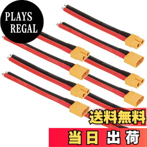 �y���������zGTIWUNG 5�y�A XT60�R�l�N�^�[ XT-60�I�X���X�R�l�N�^ XT60 �I�X ���X �o���b�g �R�l�N�^ �v���O RC ���|�o�b�e���[�p �i10CM 12AWG�V���R�����C���[�t���j