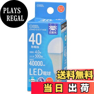 �y���������z�I�[���d�@ LED�d�����` E17 40�`���� �����F �L�z�� �����Ή� �f�M�ގ{�H���Ή� 5�N LDA4D-G-E17 AG6 06-5541 OHM