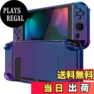 �y���������zeXtremeRate PlayVital Nintendo Switch�R���\�[���ɑΉ��p�o�b�N�J�o�[�A�X�C�b�`�W���C�R���n���h�w���h�Ή��p�����\�v���e�N�^�[�n�[�h�V�F���ANintendo Switch�p�ɃJ�X�^�}�C�Y���ꂽ