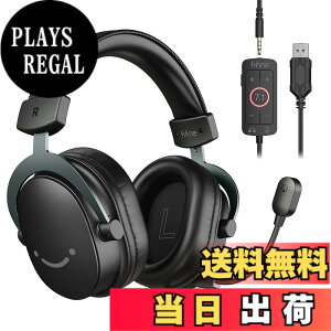 �y���������zFIFINE �Q�[�~���O�w�b�h�Z�b�g 7.1�T���E���h�T�E���h �L�� 3.5mm/USB�ڑ� 50mm�h���C�o�[ �E�����S�w�����}�C�N�t�� PC/�X�}�z/Nintendo Switch/PS4/PS5�ɑΉ� ���ʒ��߉\ ���^ �Q�[�� 