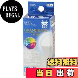 �y���������z�I�[���d�@ LED�d�����` E17 40�`����/40W���� �����F Ra93�����F �����Ή� �f�M�ގ{�H���Ή� �~�j�N���v�g���` 5�N LDA4D-G-E17 RA 06-5559 OHM