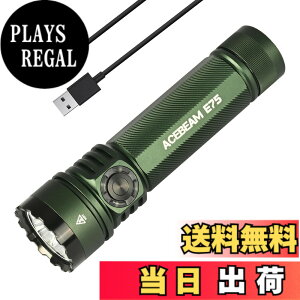 �y���������zACEBEAM E75 �����d�� �������F�� CRI90 �����F 5000K LED�t���b�V�����C�g 3000���[���� ���P�x ���� �n���f�B���C�g ���[�N���C�g USB-C�[�d�� IP68�h�� ���^ �L�����v �o�R �{���~�� �h��