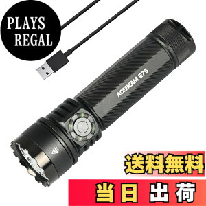�y���������zACEBEAM E75 �����d�� �������F�� CRI90 �����F 5000K LED�t���b�V�����C�g 3000���[���� ���P�x ���� �n���f�B���C�g ���[�N���C�g USB-C�[�d�� IP68�h�� ���^ �L�����v �o�R �{���~�� �h��