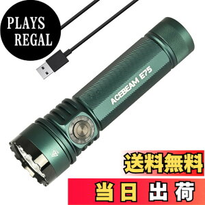 �y���������zACEBEAM E75 �����d�� �������F�� CRI90 �����F 5000K LED�t���b�V�����C�g 3000���[���� ���P�x ���� �n���f�B���C�g ���[�N���C�g USB-C�[�d�� IP68�h�� ���^ �L�����v �o�R �{���~�� �h��