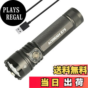 �y���������zACEBEAM E75 �����d�� �������F�� CRI90 �����F 5000K LED�t���b�V�����C�g 3000���[���� ���P�x ���� �n���f�B���C�g ���[�N���C�g USB-C�[�d�� IP68�h�� ���^ �L�����v �o�R �{���~�� �h��
