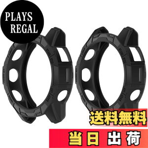 �y���������zSHEAWA for Garmin�K�[�~�� Fenix 7 Pro �P�[�X �J�o�[ 2�Z�b�g �ی�P�[�X �݊��i Epix Pro 47mm TPU�S�� �ی�J�o�[ �ϏՌ� �A�N�Z�T���[ (�u���b�N)