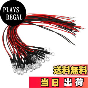 �y���������zPATIKIL 24�� �����_�C�I�[�h �z���t�� 5mm LED�_�C�I�[�h���C�g 3V-6V �C�e�^ ���^ ���P�x �d�� ���߃��f���p ���������v �p���[LED���C�����C�g RC DIY �C���W�P�[�^ �Ɩ� �����v���� 