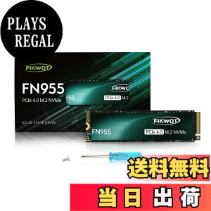 �y���������zFN955 M.2 SSD 1TB 2280 PCIe Gen4.0x4 (�ő�Ǎ�:7350MB/s) ���ϋv3D NAND TLC�t���b�V�� NVME SSD SLC�L���b�V������ �Y�Ɨp����SSD PS5/�m�[�gPC/�f�X�N�g�b�v�p�X�g���[�W�g�� 5�N���[�J�[