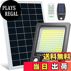�y���������zintelamp �\�[���[���C�g ���O �l���Z���T�[ �i2000LM���P�x�E��e��12000mAh�j �h�ƁE�h�БΉ� IP65�h�� ���� �� ���ԏ�i�u���b�N�j