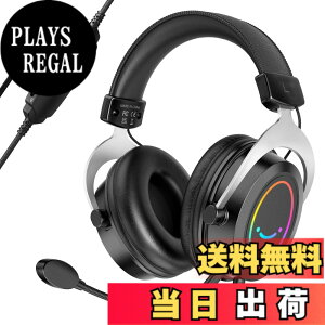 �y���������zFIFINE �Q�[�~���O�w�b�h�Z�b�g 3.5mm�ڑ� �L�� ���^ RGB���C�e�B���O �E�����}�C�N�t�� PC/�X�}�z/Switch/PS4/PS5�ɑΉ� �Q�[�}�[�Ɍ��� �Q�[��/�z�M/�^��/���y/�f��ӏ� �u���b�N Ampli