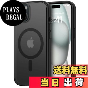 �y���������zTENDLIN iPhone 15 Plus �p�P�[�X MagSafe�Ή� ������ �}�b�g�� �C�菝�h�~ �w��h�~ ���^ �Ή� �A�C�t�H��15 Plus �J�o�[�i�u���b�N�j