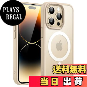 �y���������zJETech iPhone14ProMax 6.7�C���`�p (14 Pro Max) �}�O�l�b�g �P�[�X MagSafe�ɑΉ� �������̃}�b�g�w�� ���^ �ϏՌ� �J�o�[ (�x�[�W��)