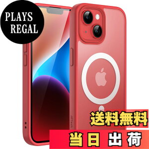 �y���������zJETech iPhone 14 Plus 6.7�C���`�p �}�O�l�b�g �P�[�X MagSafe�ɑΉ� �������̃}�b�g�w�� ���^ �ϏՌ� �J�o�[ (���b�h)