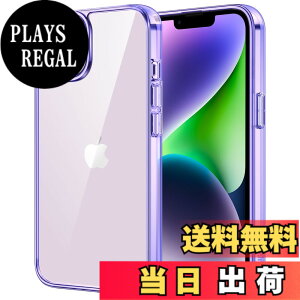 �y���������zJETech iPhone 14 Plus 6.7�C���`�p ���΂݂Ȃ� �ی�P�[�X �Ռ��z�� �o���p�[�J�o�[ �����h�~ �N���A�o�b�N (�f�B�[�v�p�[�v��)