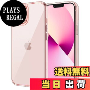 �y���������zJETech iPhone13 mini �ی�P�[�X(5.4�C���`��p) ���΂݂Ȃ� �Ռ��z�� �o���p�[�J�o�[ �����h�~ �N���A�o�b�N (�s���N)