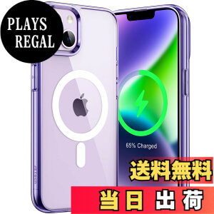 �y���������zJETech iPhone 14 Plus 6.7�C���`�p �}�O�l�b�g �P�[�X MagSafe ���C�����X�[�d�Ή� �Ռ��z�� �o���p�[�J�o�[ �����h�~ �����o�b�N (�f�B�[�v�p�[�v��)