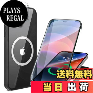 �y���������z�y���ʋ����K���X�E���ٓI�ȑϏՌ����zHAUTRKBG iPhone 15 Plus �p �P�[�X �N���A �S�ʕی� [MagSafe�Ή�] [�J�����t�C������]�M�����Ȃ� �\�t�gTPU�o���p�[ �}�O�Z�[�t ���C�����X�[