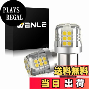 �y���������zWENLE ���� S25 �_�u�� led �e�[�������v �u���[�L�����v �X�g�b�v�����v �z���C�g6000K DC12V�ԗp ���E��2�{����