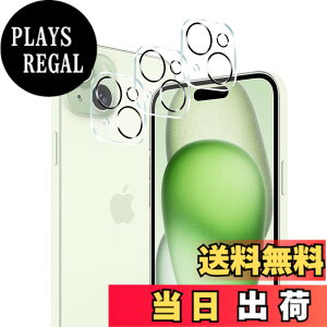 �y���������z�y3���������Y�ی��p�zFOR iPhone 15 / iPhone 15 Plus �p�̃J������p�����Y�t�B���� ����0.33mm �d�x9H �K���X��U�h�~ �w��h�~������ �\���ʕی� ���� PCduoduo
